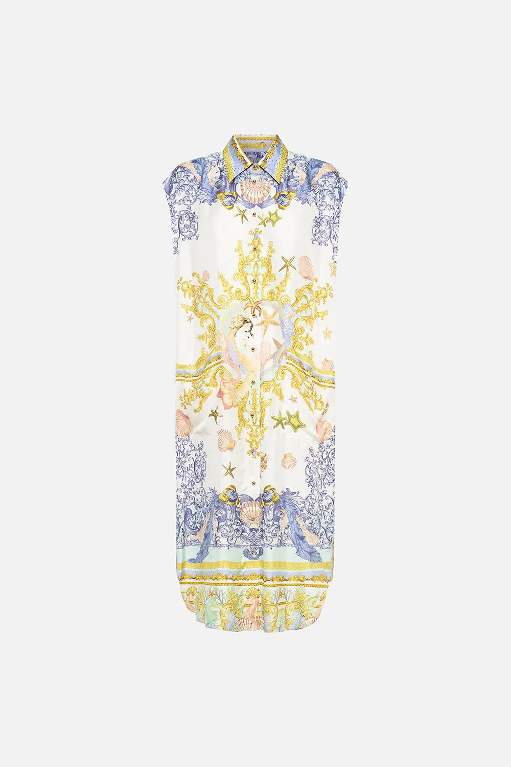 MIDI TUNIC SHIRT DRESS STAR OF THE SEA sold by Camilla product image thumbnail 3