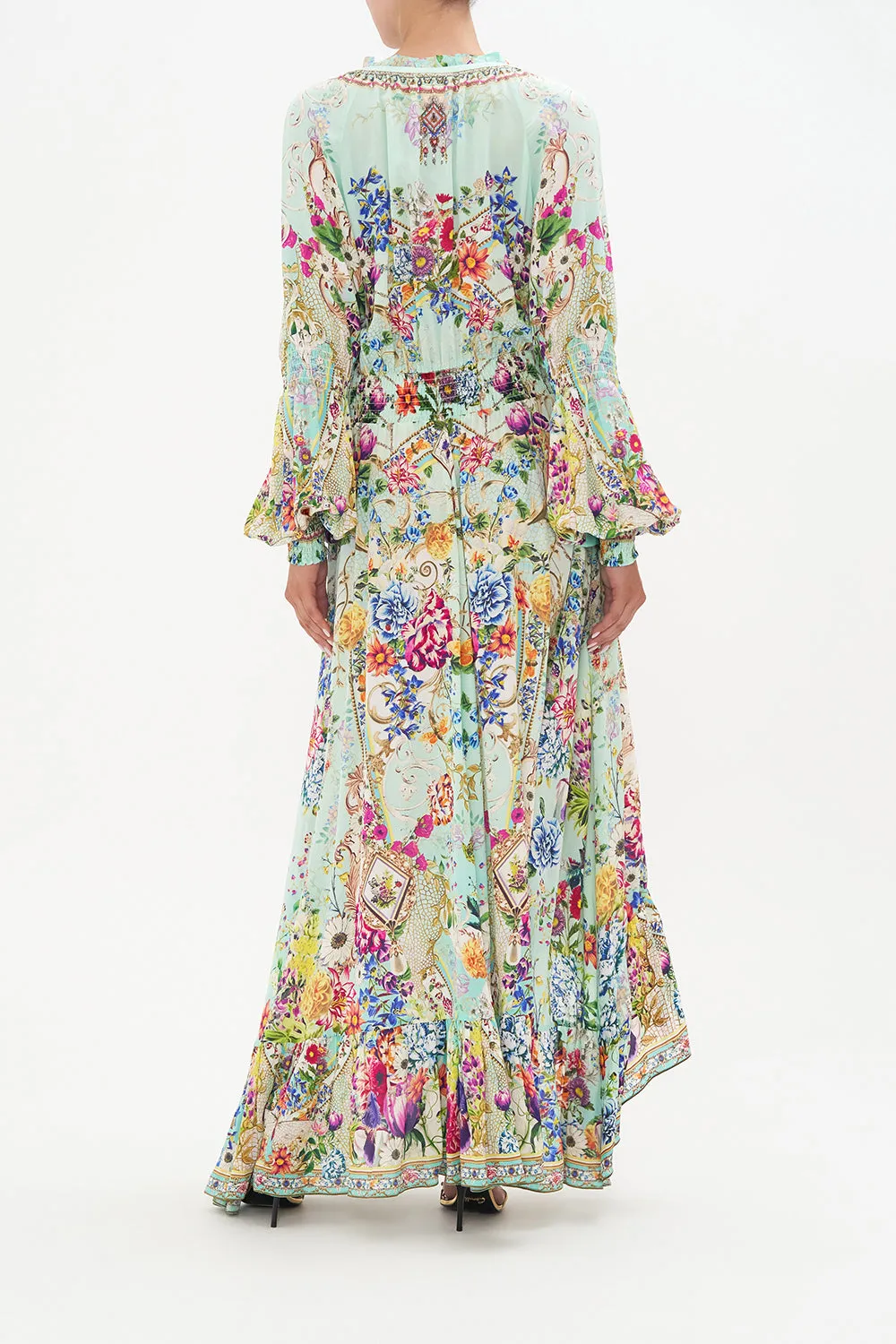 BLOUSON SLEEVE WRAP DRESS HONEY HONEY sold by Camilla product image thumbnail 2