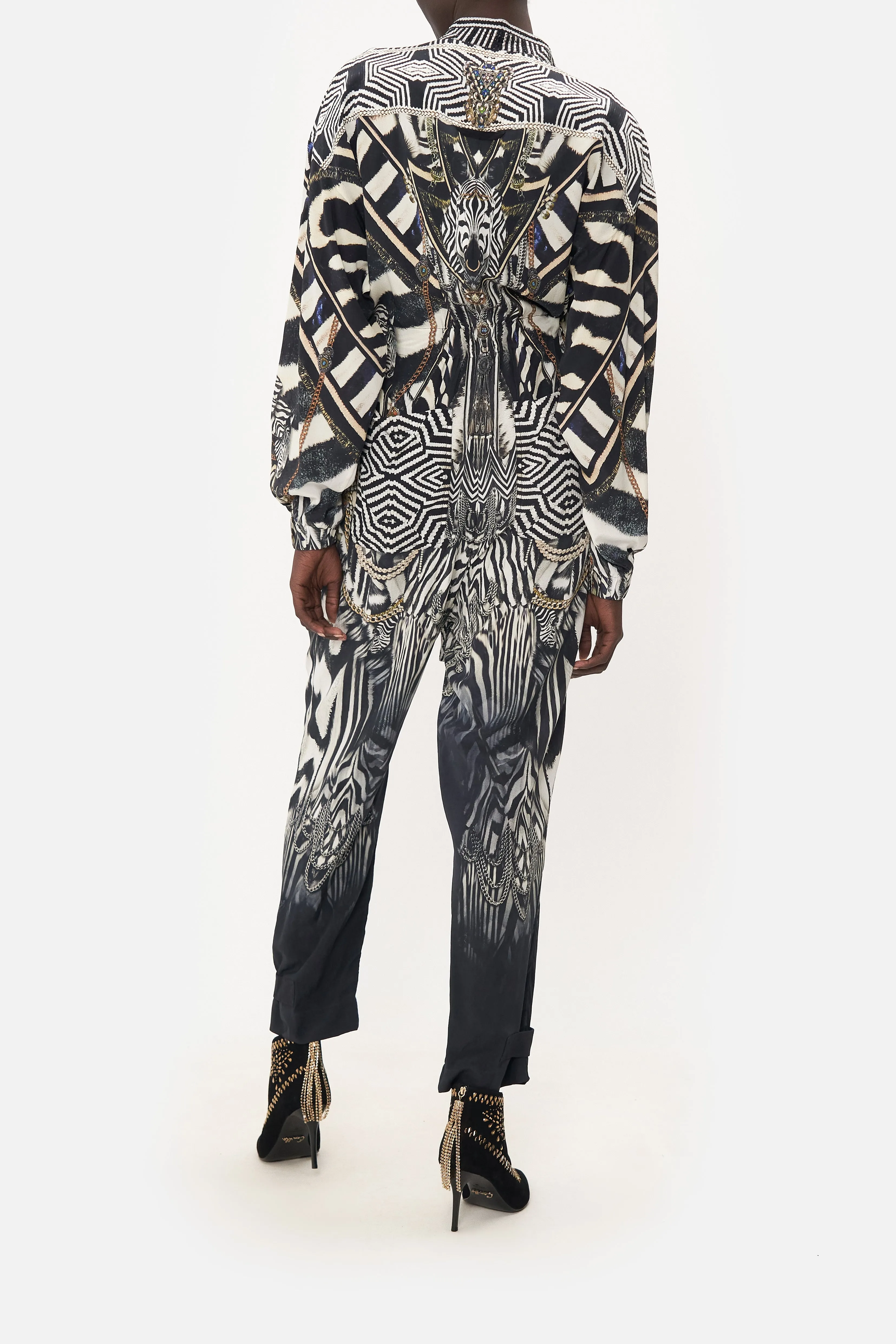 DRAWSTRING ZIP JUMPSUIT KNIGHT OF THE WILD sold by Camilla product image thumbnail 2