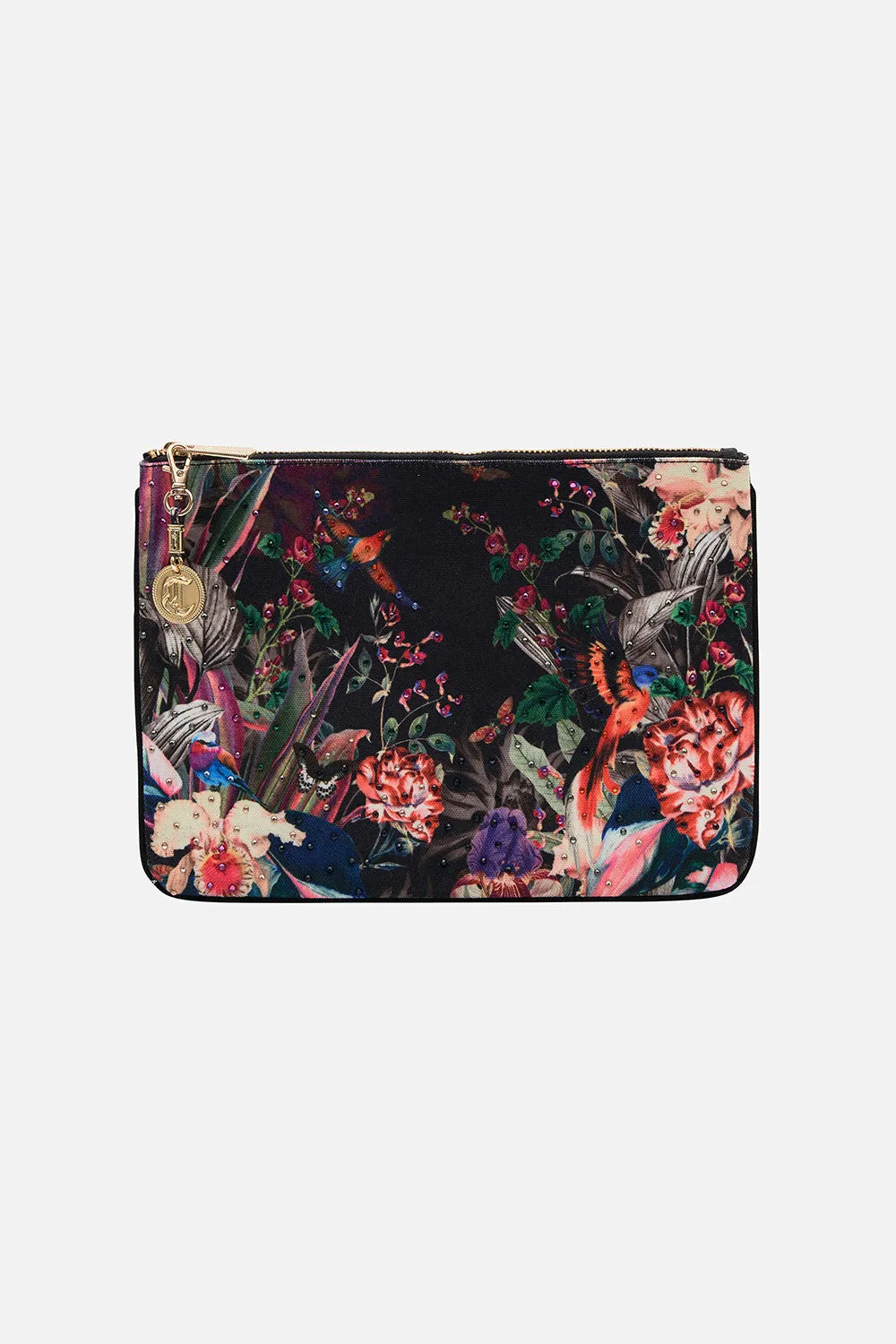 SMALL CANVAS CLUTCH PARADISO PLACE sold by Camilla