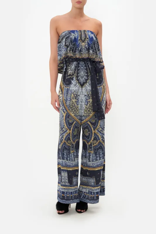 STRAPLESS JUMPSUIT WITH FRILL FOREVER FAMILY sold by Camilla