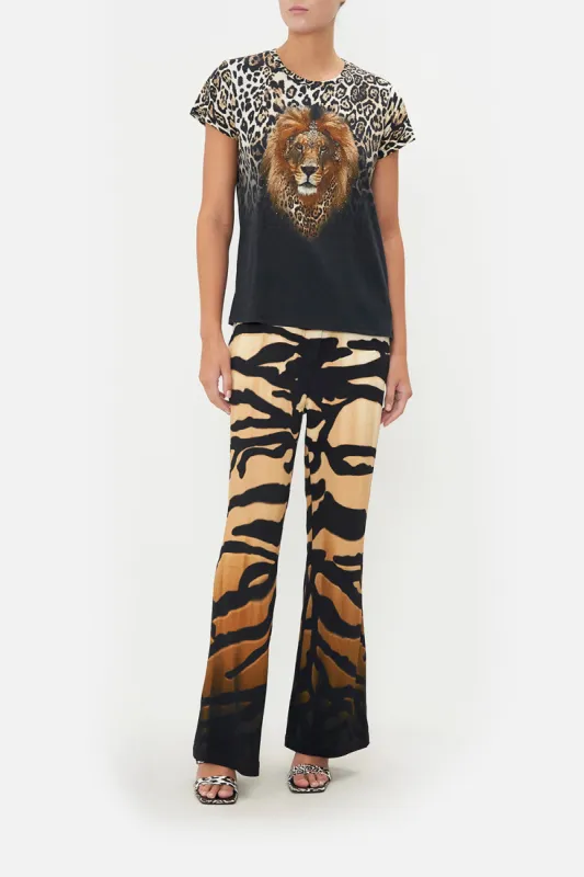 SLIM FIT  ROUND NECK T-SHIRT COOL FOR CATS sold by Camilla