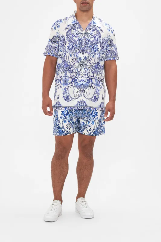 SHORT SLEEVE CAMP COLLARED SHIRT GLAZE AND GRAZE sold by Camilla