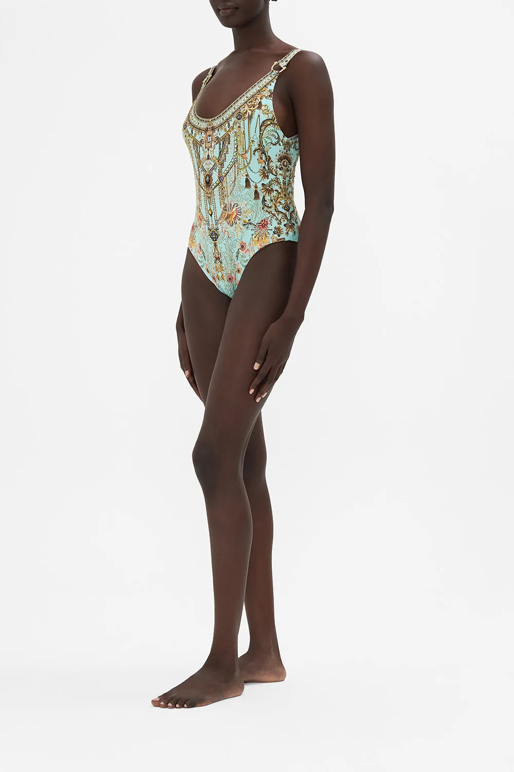 SCOOP ONE PIECE WITH TRIMS ADIEU YESTERDAY sold by Camilla product image thumbnail 4