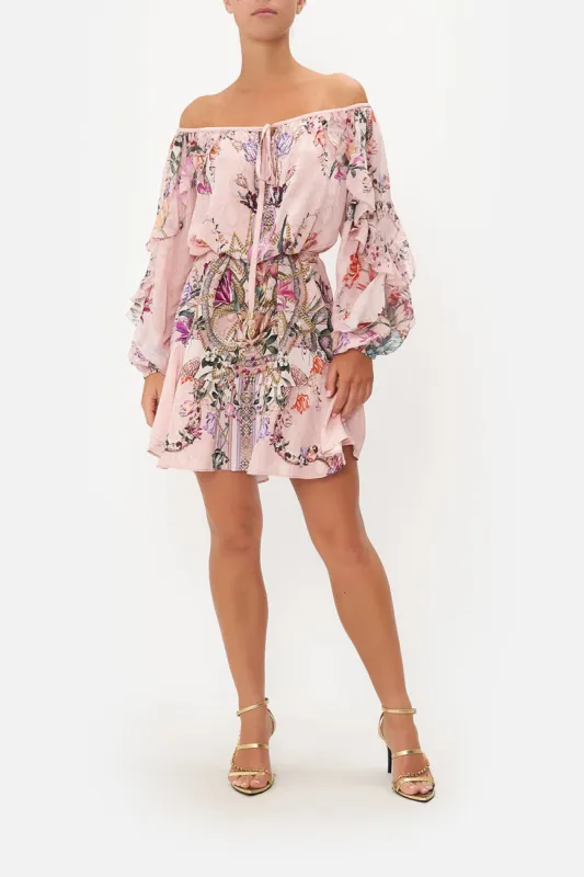 BLOUSON FRILL SLEEVE DRESS MAD AS A SNAKE sold by Camilla