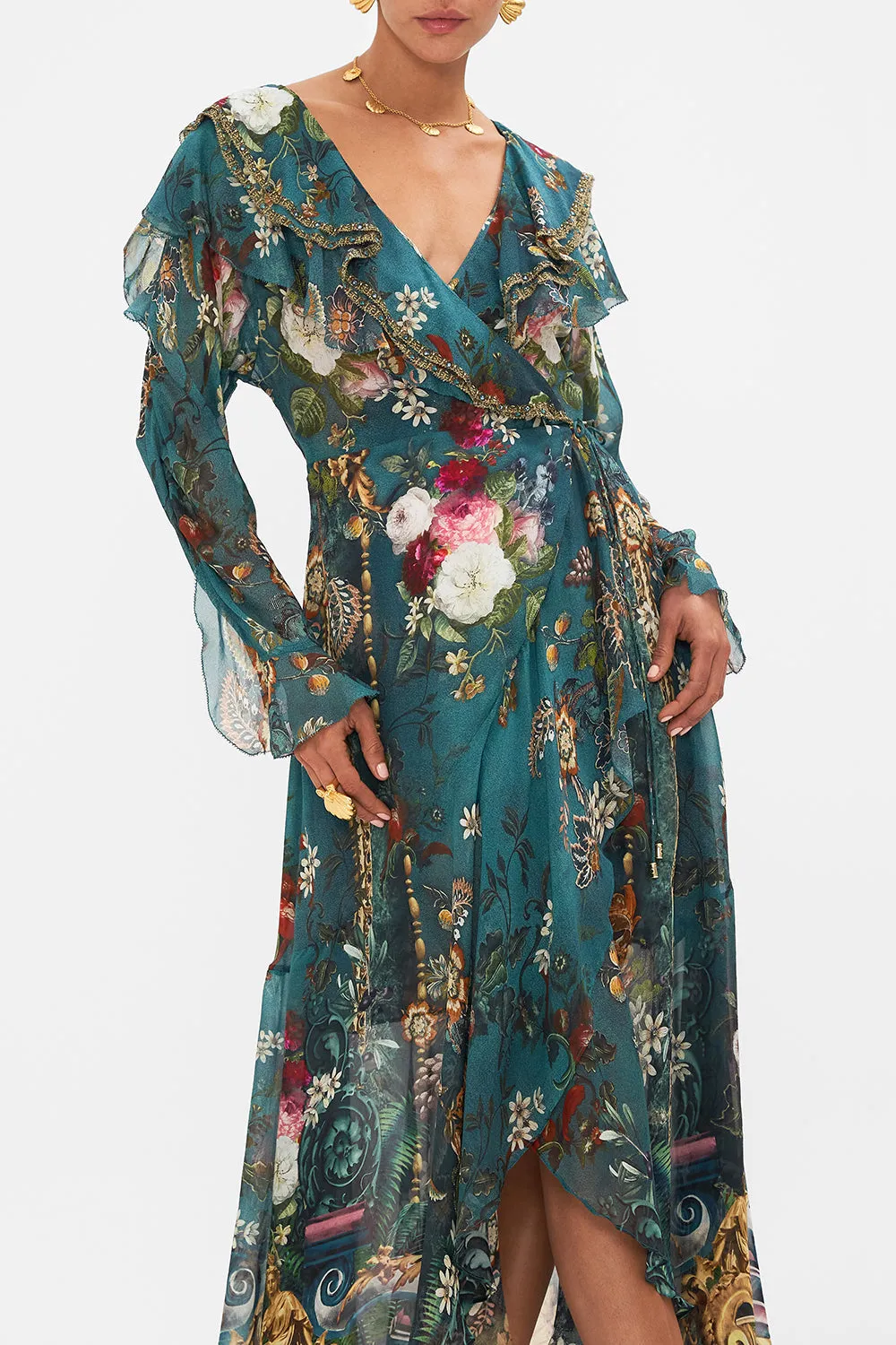 RUFFLE WRAP DRESS VERDIS WORLD sold by Camilla product image thumbnail 5