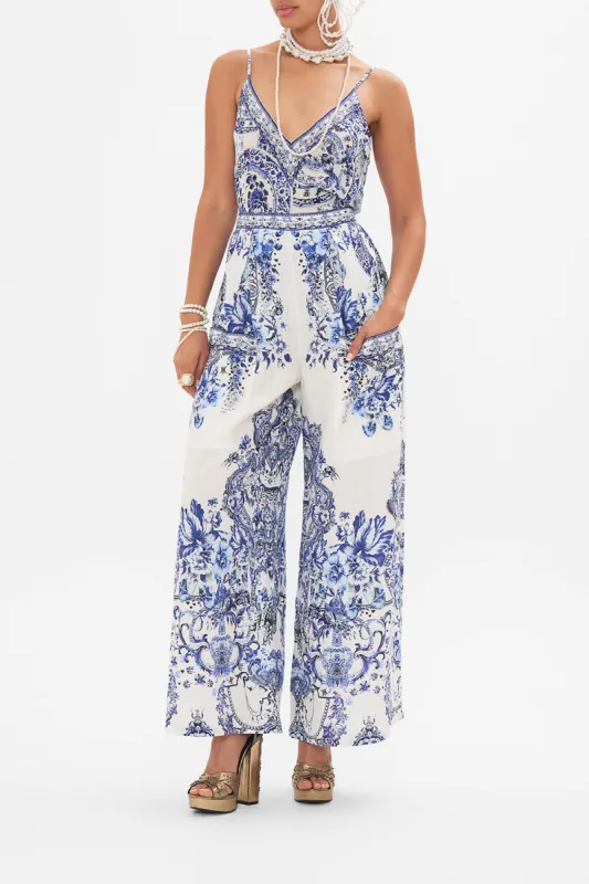 WIDE LEG TROUSER WITH FRONT POCKETS GLAZE AND GRAZE sold by Camilla