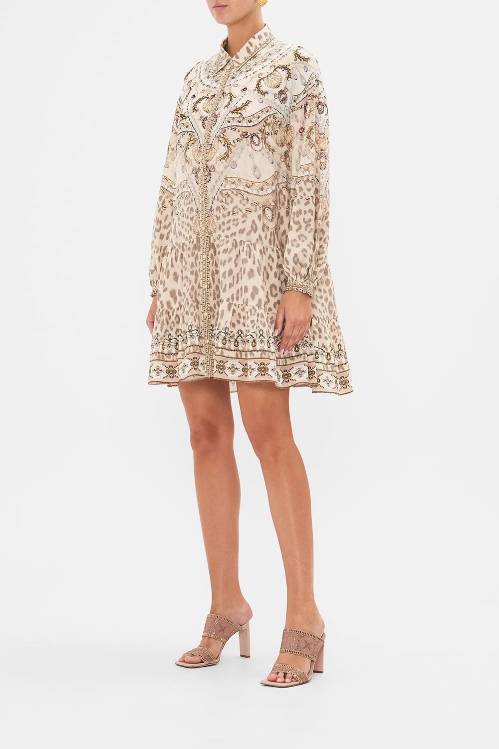 TIERED SHIRT DRESS GROTTO GODDESS sold by Camilla product image thumbnail 4