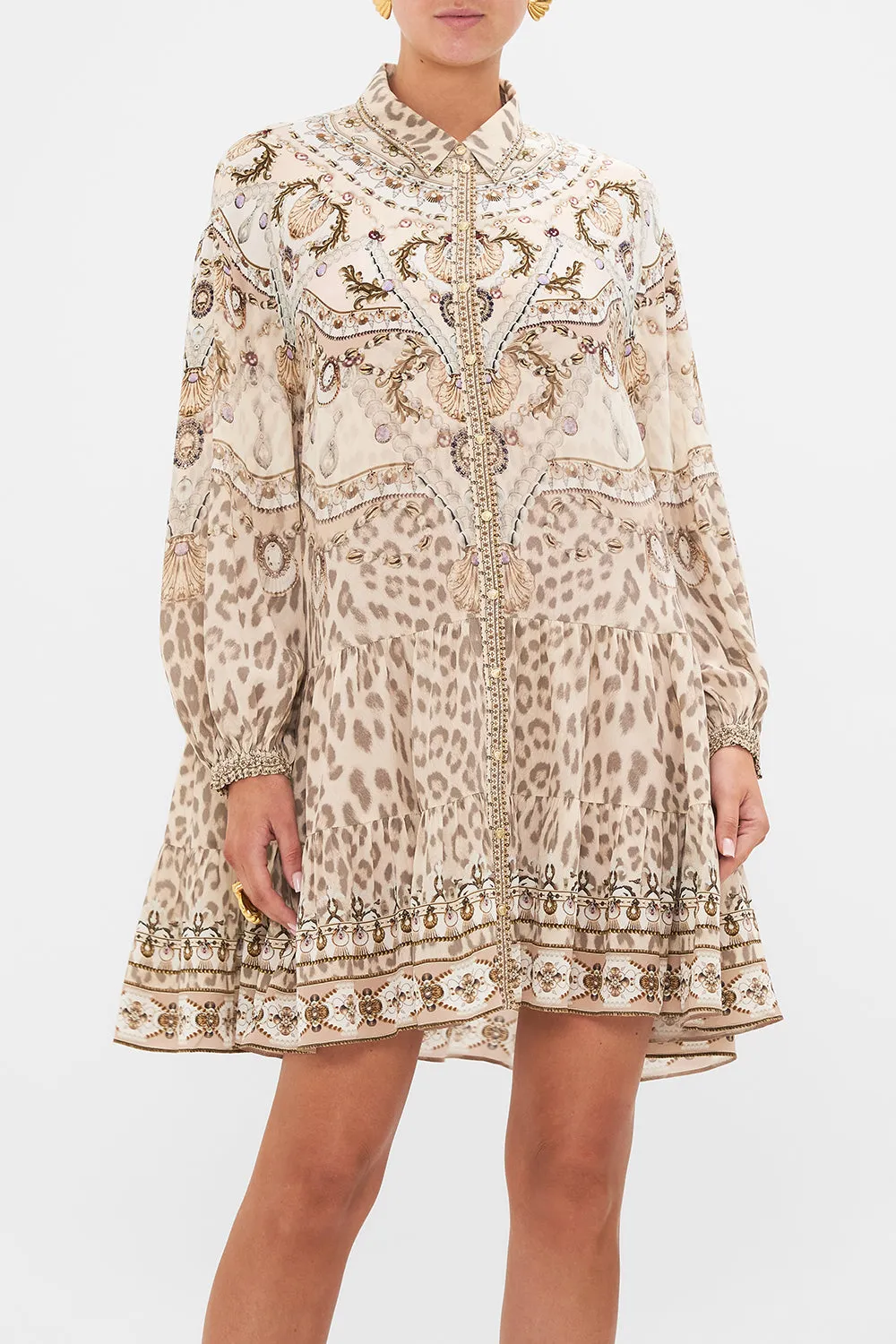 TIERED SHIRT DRESS GROTTO GODDESS sold by Camilla product image thumbnail 5