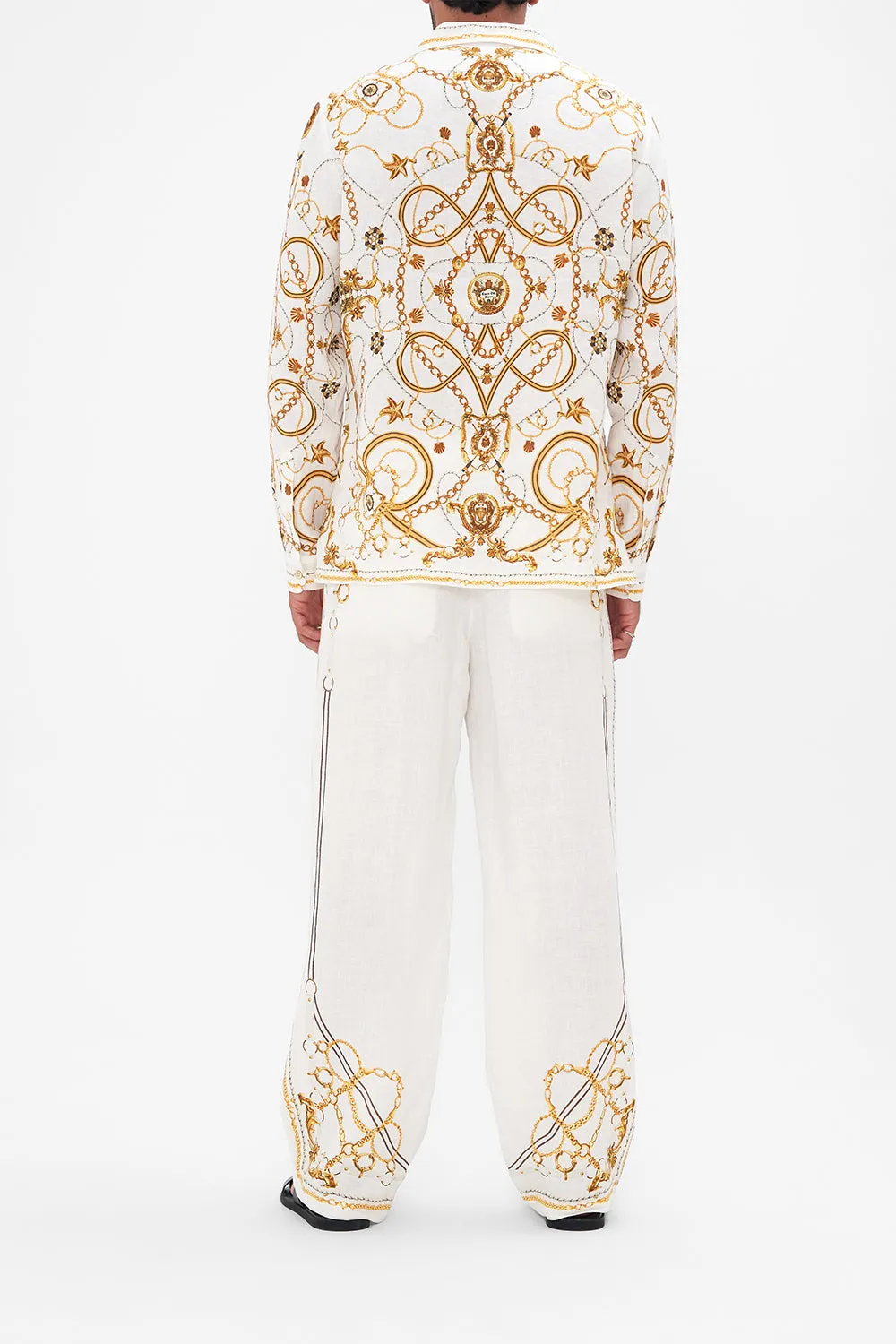 LONG SLEEVE CAMP COLLARED SHIRT COAST TO COAST sold by Camilla product image thumbnail 2