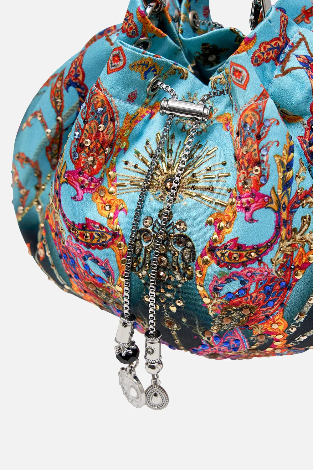 DRAWSTRING POUCH WITH CHAIN STRAP WHAT LIES BENEATH sold by Camilla product image thumbnail 2