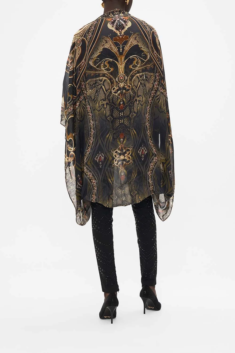 SILK SHRUG NOUVEAU NOIR sold by Camilla product image thumbnail 2