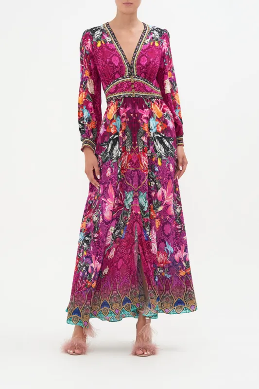 BUTTON DRESS WITH SHAPED WAISTBAND VISION OF VENOM sold by Camilla