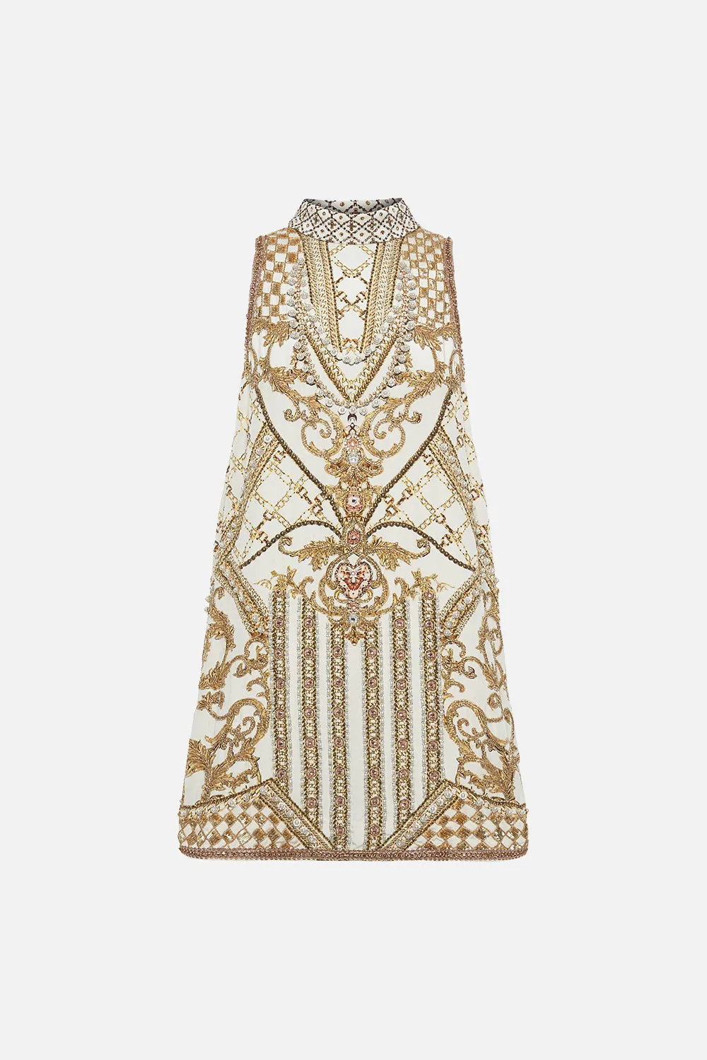 HIGH COLLAR SHIFT DRESS SOAR LIKE AN EAGLE sold by Camilla product image thumbnail 3