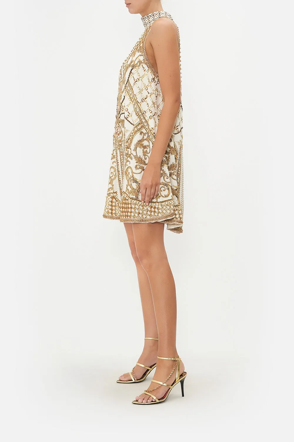 HIGH COLLAR SHIFT DRESS SOAR LIKE AN EAGLE sold by Camilla product image thumbnail 4