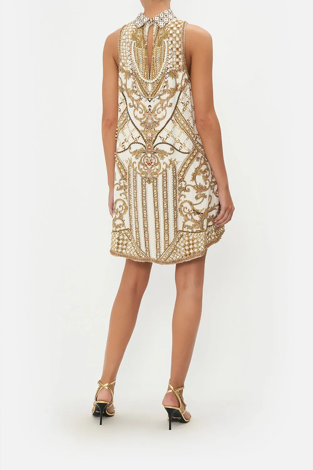 HIGH COLLAR SHIFT DRESS SOAR LIKE AN EAGLE sold by Camilla product image thumbnail 2