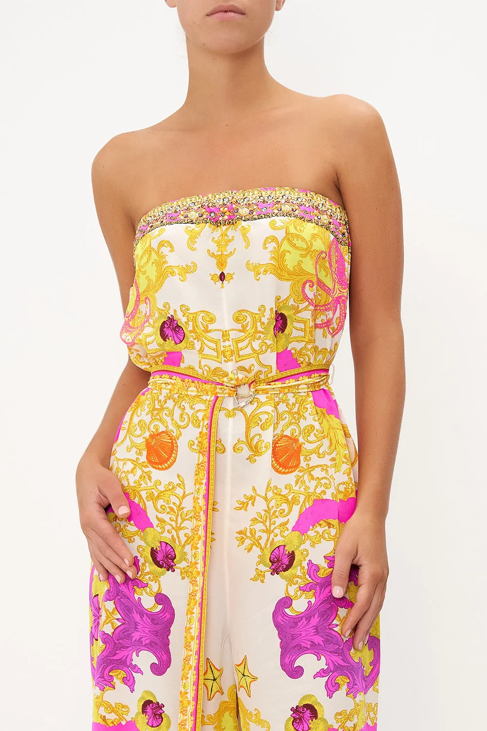 STRAPLESS JUMPSUIT WITH D RING BELT SQUID SQUAD sold by Camilla product image thumbnail 5