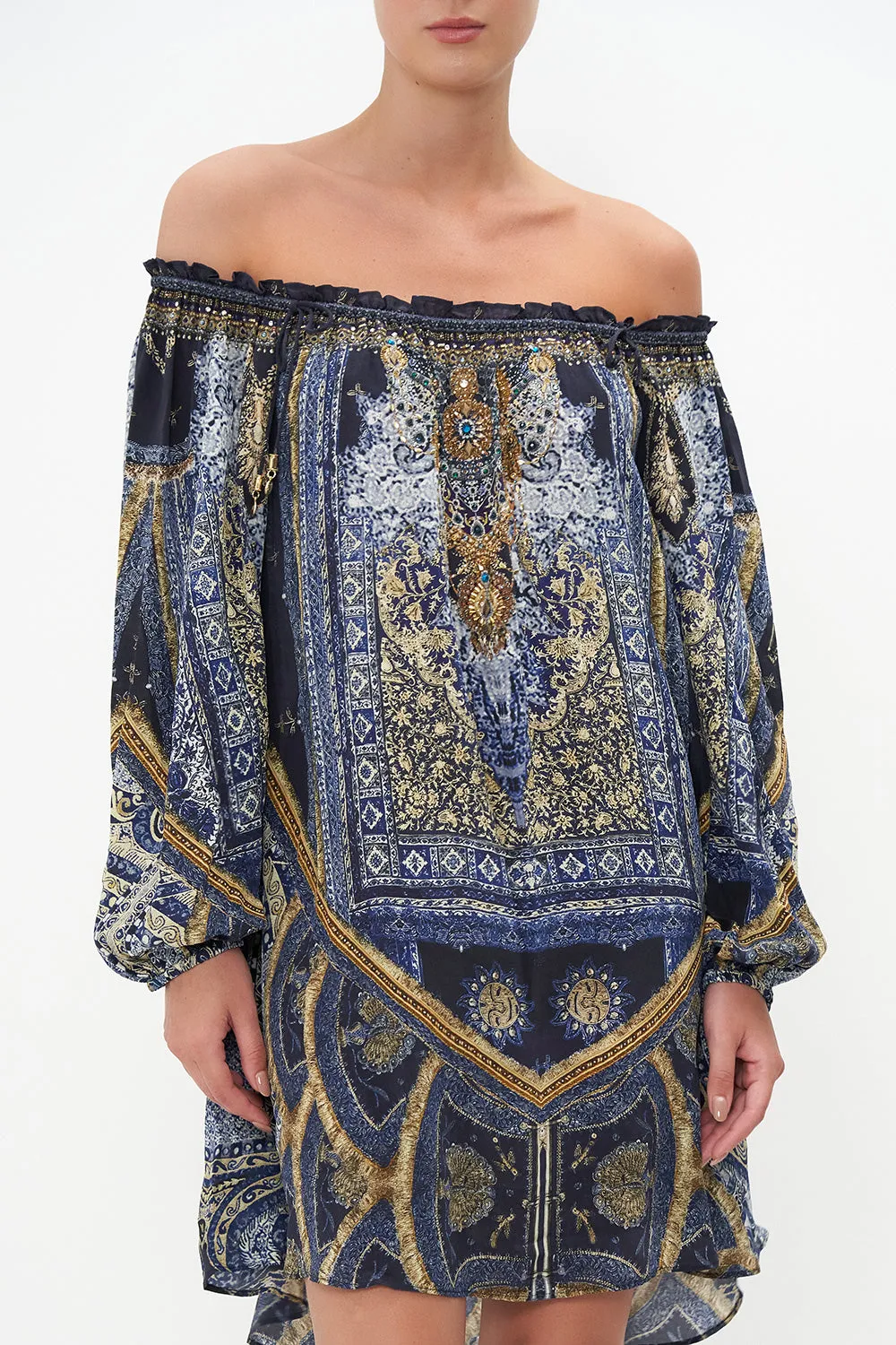 OFF SHOULDER MINI DRESS FOREVER FAMILY sold by Camilla product image thumbnail 5