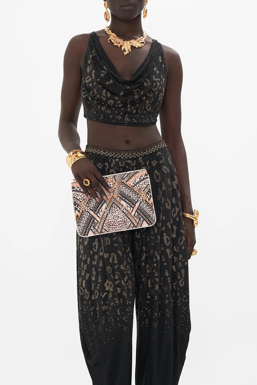 SMALL CANVAS CLUTCH MOSAIC MUSE sold by Camilla product image thumbnail 4