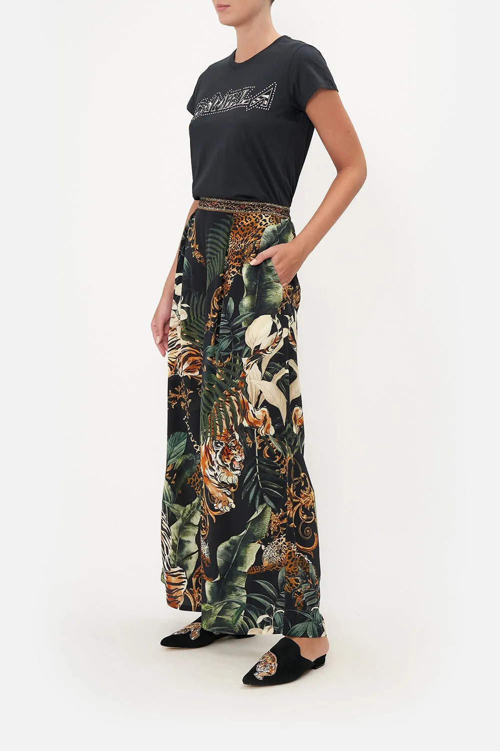 SLIM FIT ROUND NECK T-SHIRT EASY TIGER sold by Camilla product image thumbnail 4