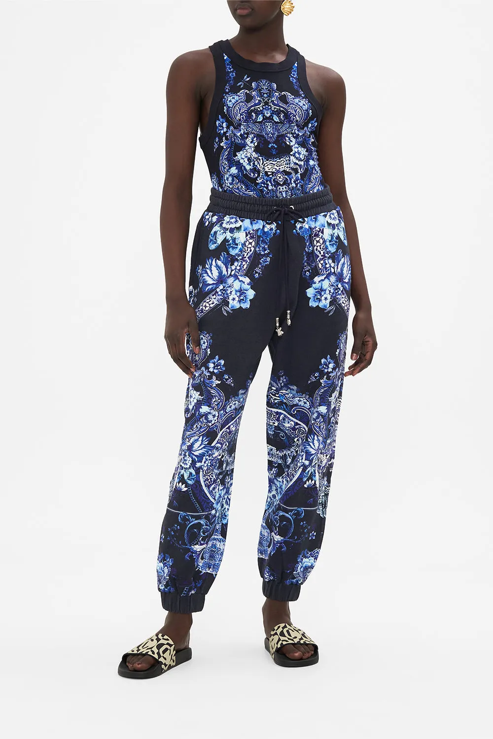 JERSEY TRACK PANT DELFT DYNASTY sold by Camilla