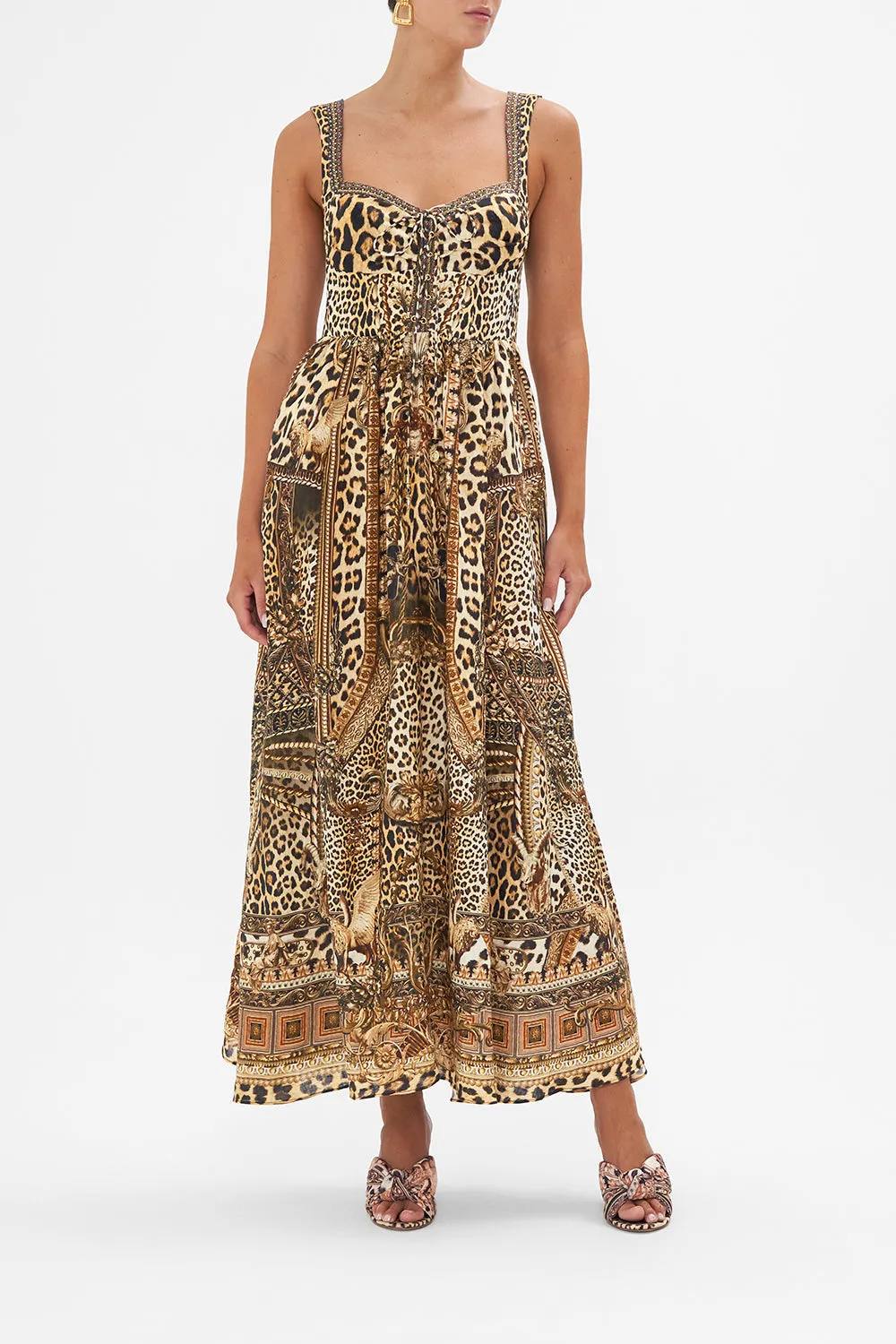 EYELET BUSTIER DRESS STANDING OVATION sold by Camilla