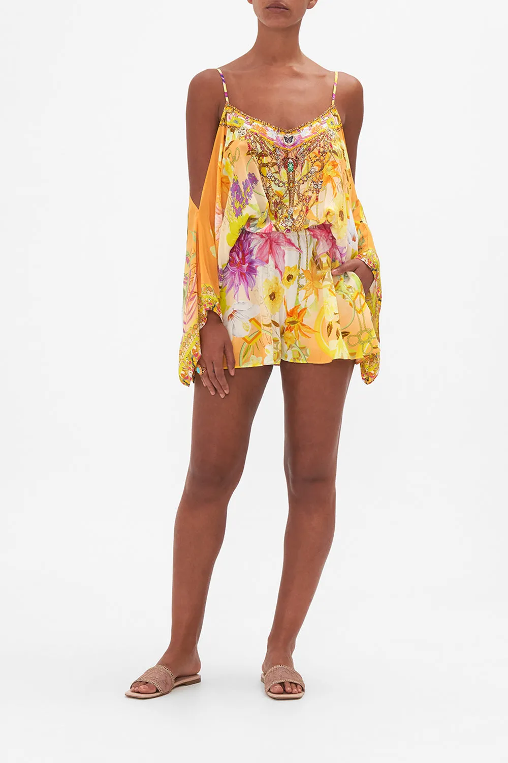 DROP SHOULDER PLAYSUIT HOW DOES YOUR GARDEN GROW sold by Camilla
