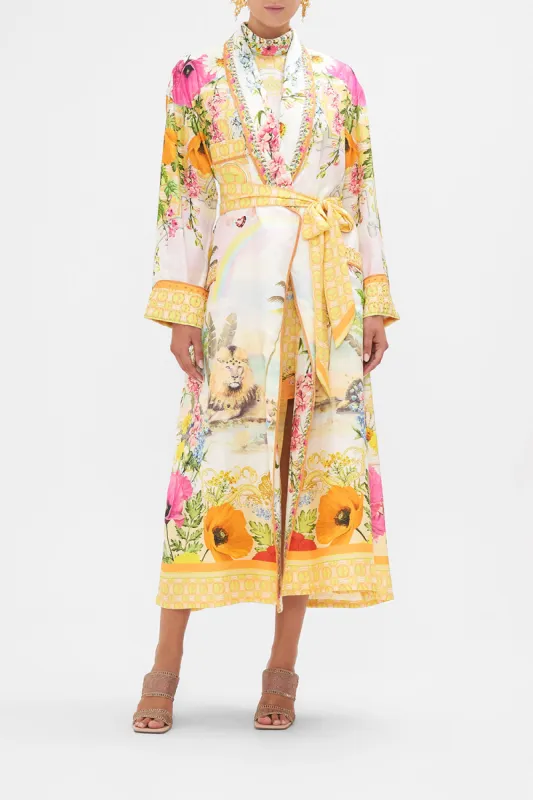 LONG ROBE WITH TIE SUNLIGHT SYMPHONY sold by Camilla