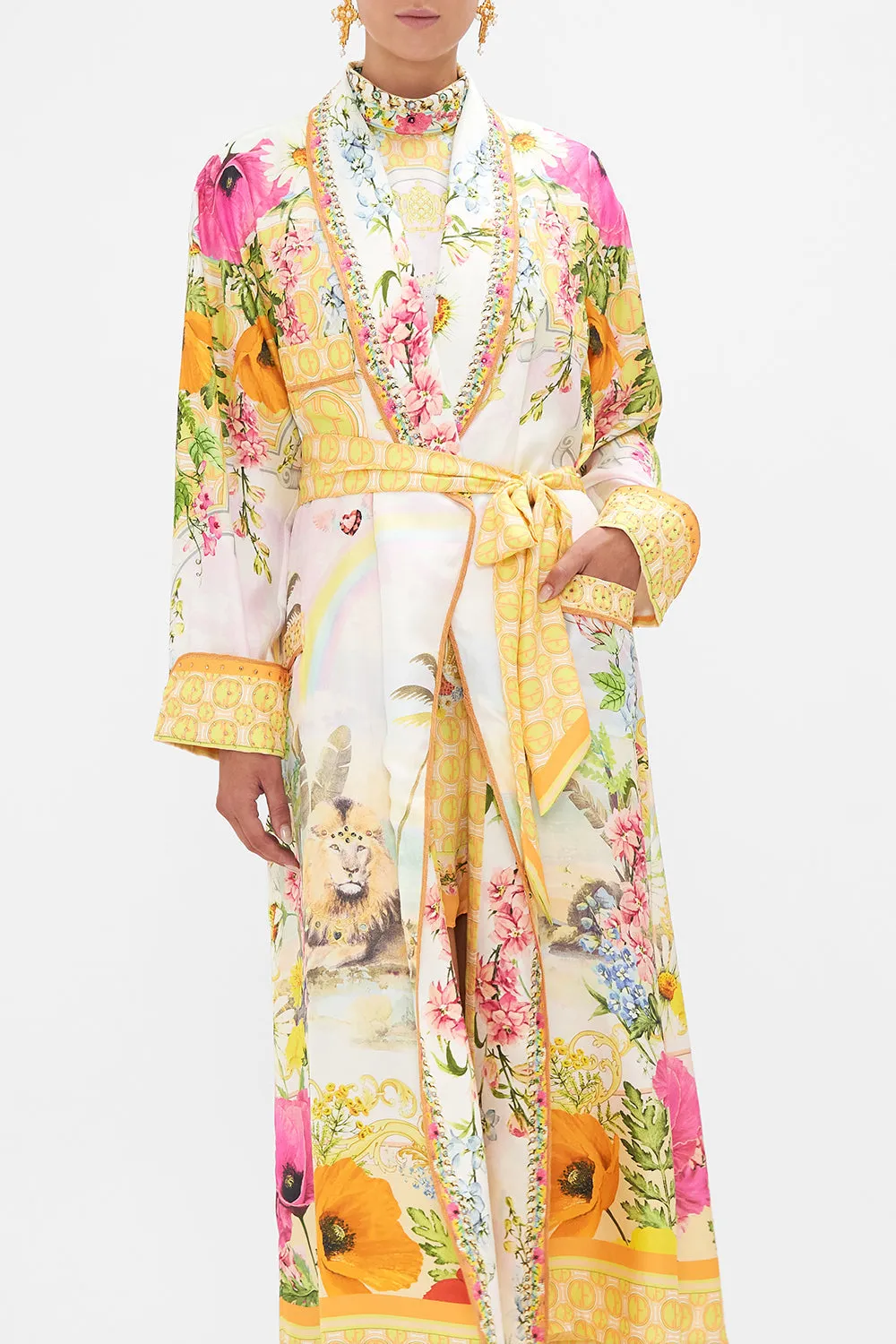 LONG ROBE WITH TIE SUNLIGHT SYMPHONY sold by Camilla product image thumbnail 5