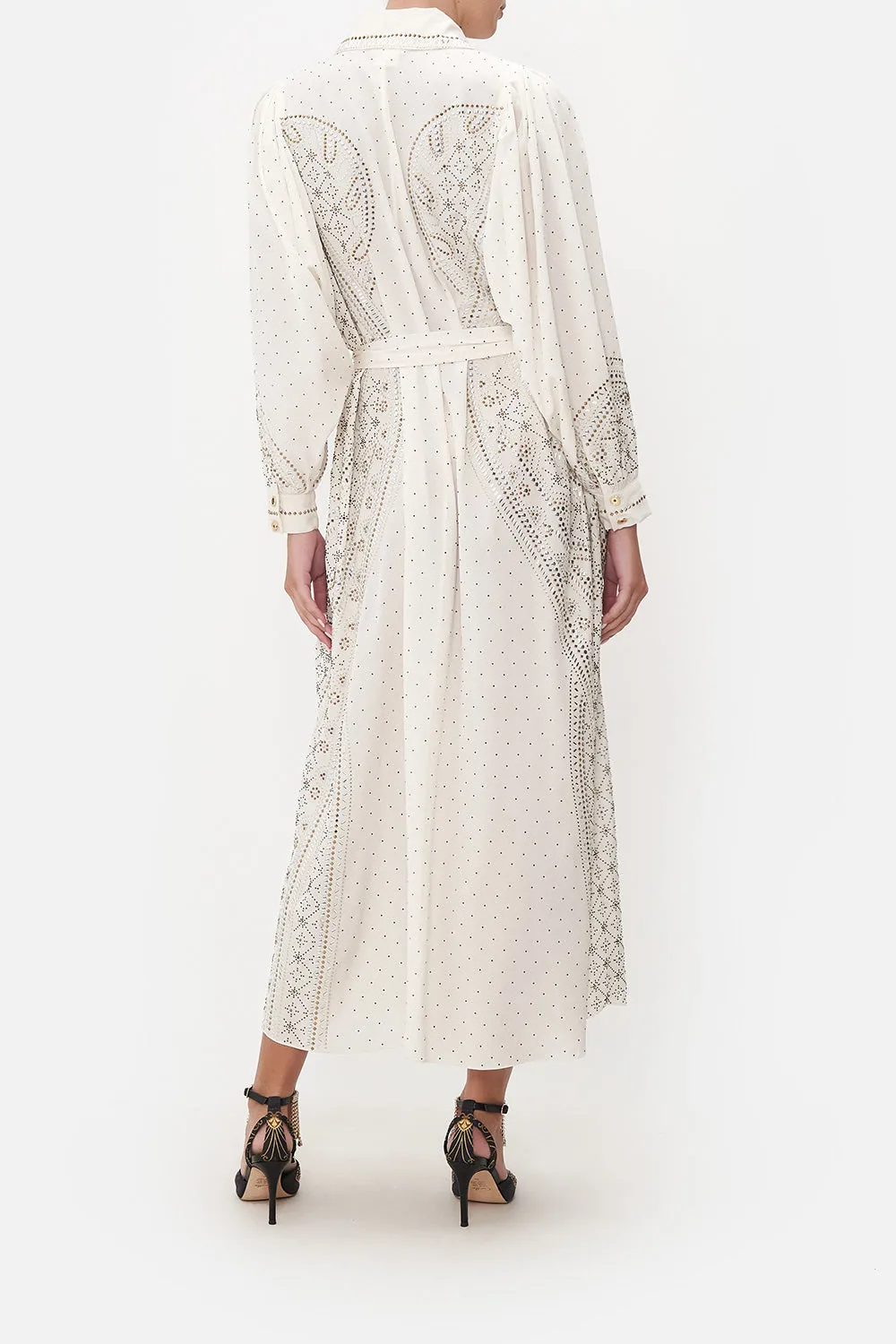 CURVED COLLAR SHIRT DRESS LUXE ESPIRITU sold by Camilla product image thumbnail 2