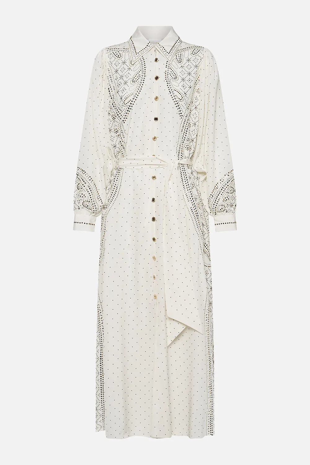 CURVED COLLAR SHIRT DRESS LUXE ESPIRITU sold by Camilla product image thumbnail 3
