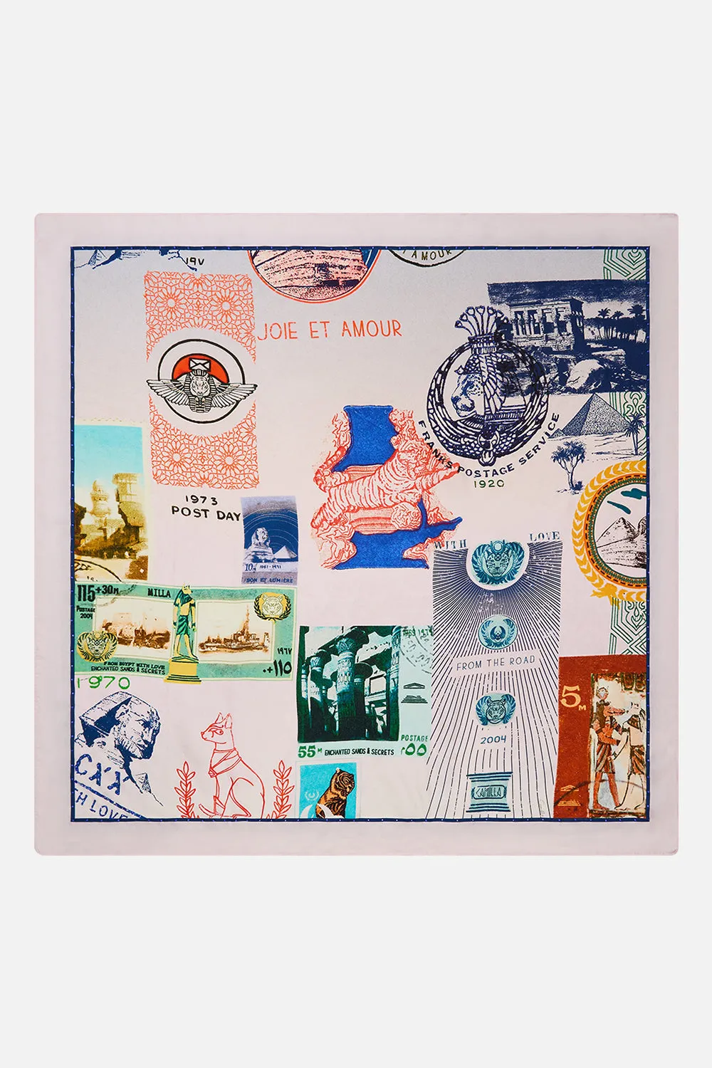 LARGE SQUARE SCARF HAUTE PASSPORT sold by Camilla product image thumbnail 2