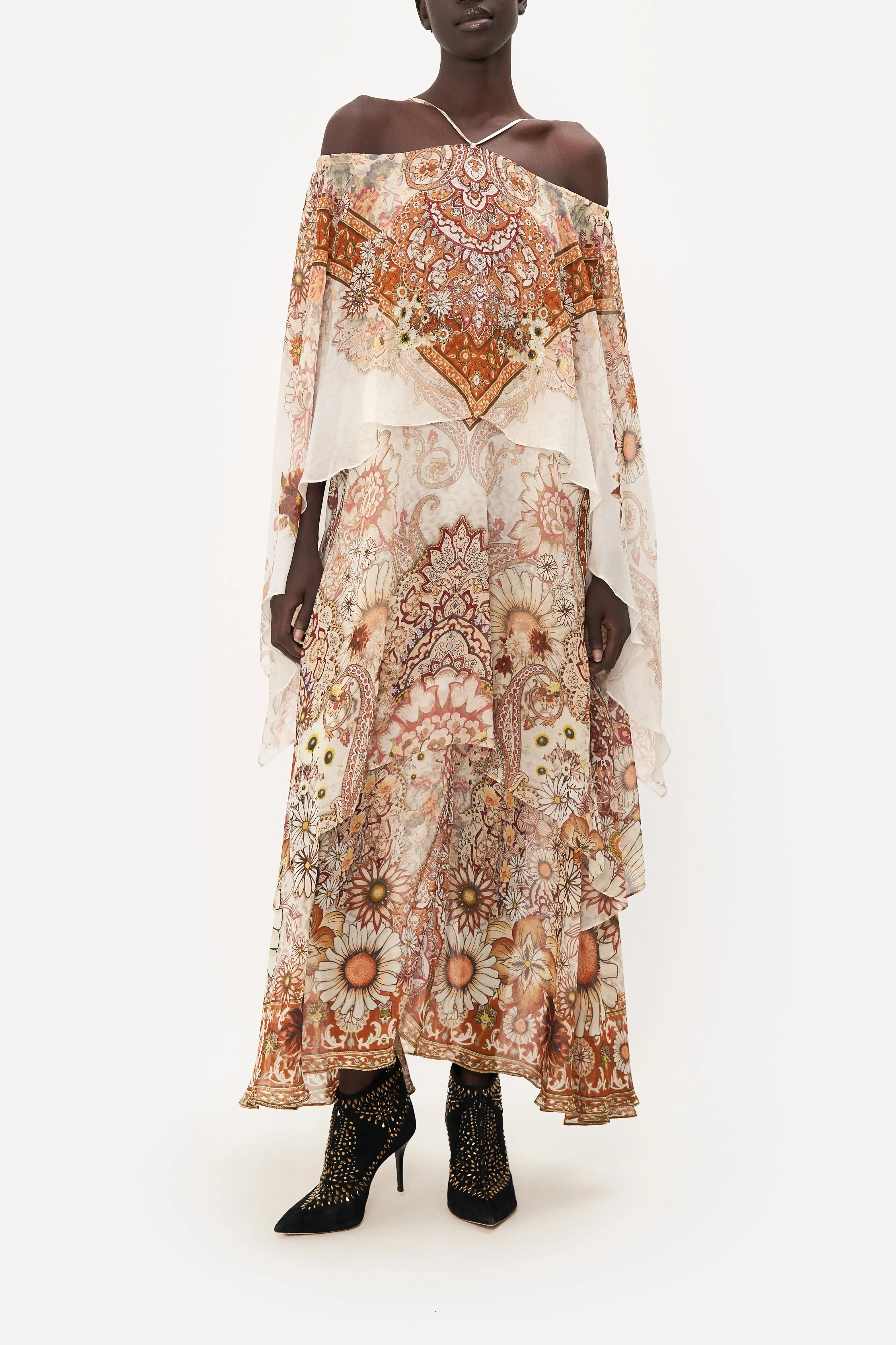 LAYERED OFF SHOULDER DRESS HEART OF A HIPPIE sold by Camilla