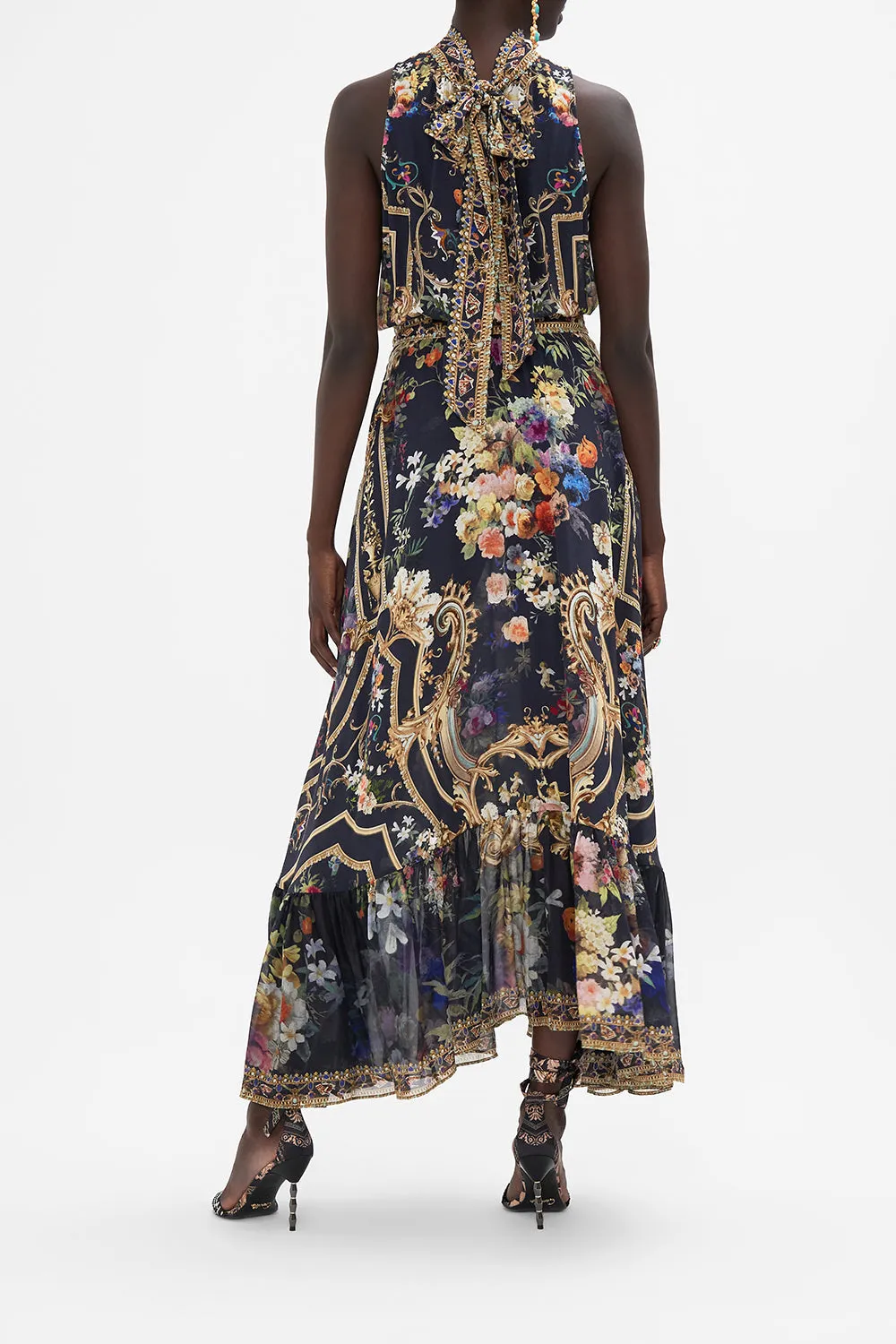 NECKTIE DRESS WITH ELASTICATED WAIST PLAY YOUR CARDS RIGHT sold by Camilla product image thumbnail 2