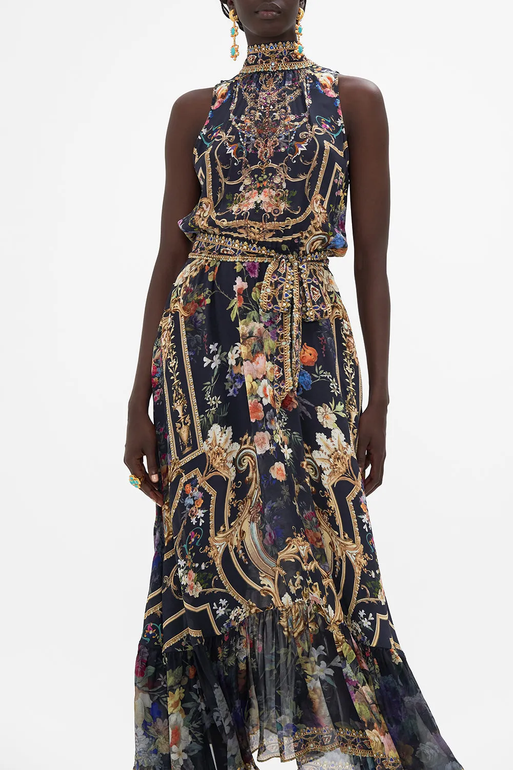 NECKTIE DRESS WITH ELASTICATED WAIST PLAY YOUR CARDS RIGHT sold by Camilla product image thumbnail 5