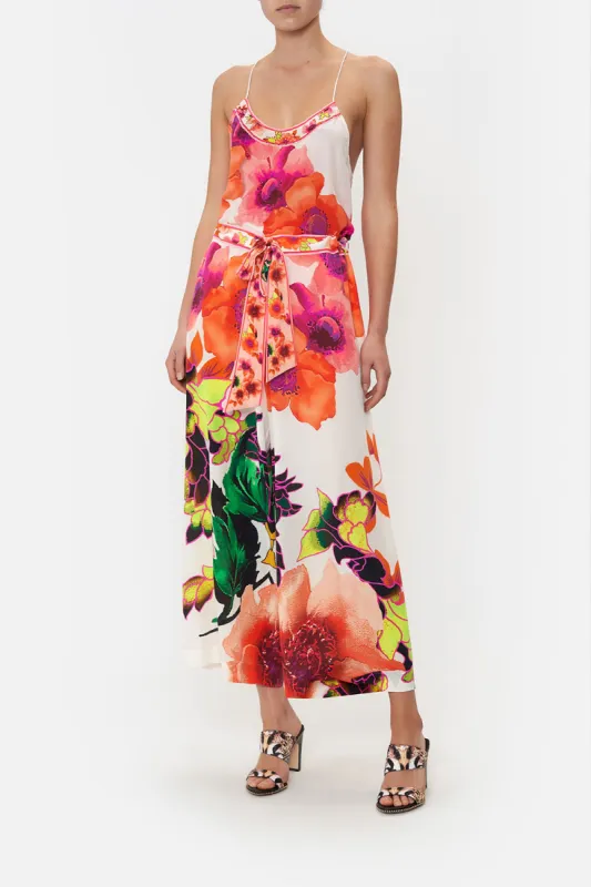 LOUNGE TROUSER WITH TIE WAIST PRETTY AS A POPPY sold by Camilla