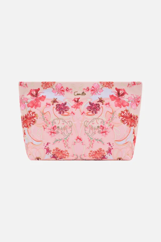 LARGE MAKEUP CLUTCH BLOSSOMS AND BRUSHSTROKES sold by Camilla