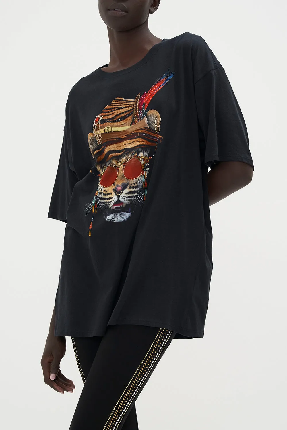 OVERSIZE BAND TEE NATURAL INSTINCT sold by Camilla product image thumbnail 5