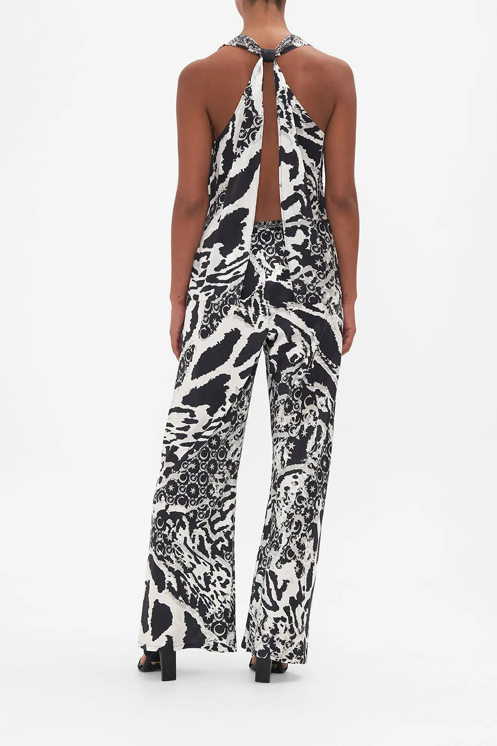 V NECK TOP WITH KNOT BACK FELINE FANTASY sold by Camilla product image thumbnail 2