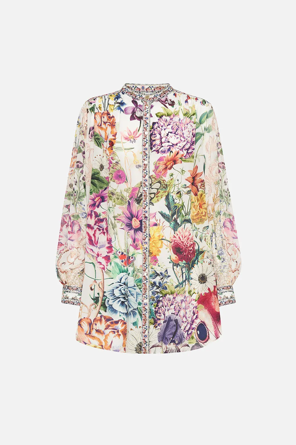 BLOUSON SLEEVE BLOUSE WITH YOKE QUEENS BEE HIVE sold by Camilla product image thumbnail 3