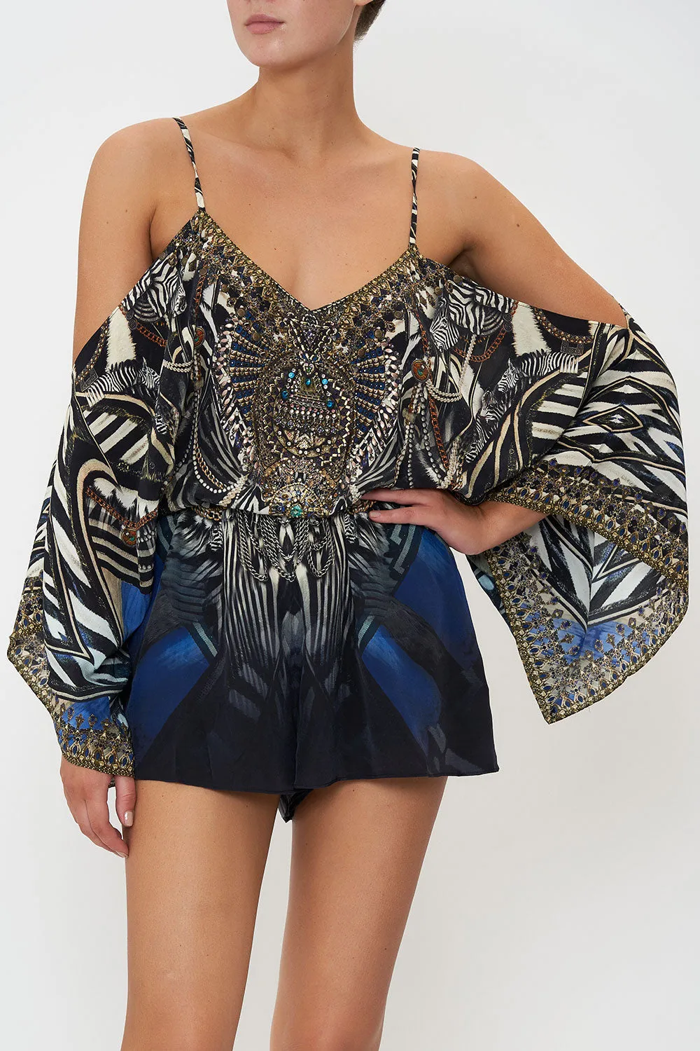 DROP SHOULDER PLAYSUIT KNIGHT OF THE WILD sold by Camilla product image thumbnail 5