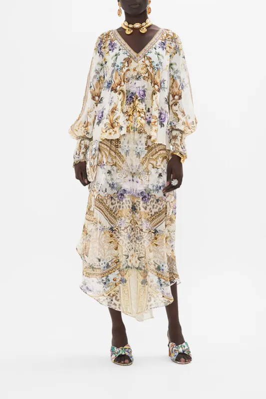 SHIRRED CUFF BLOUSE PALAZZO PLAY DATE sold by Camilla