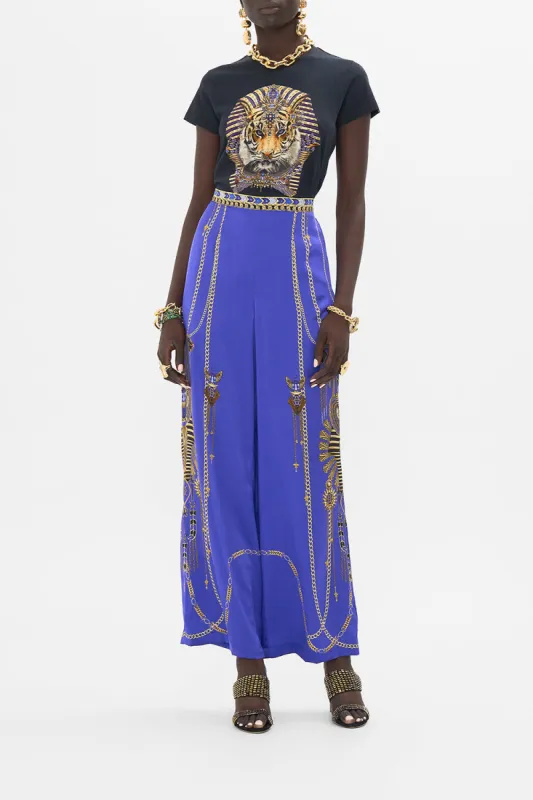 SLIM FIT ROUND NECK T-SHIRT - BLACK MY FAIR PHARAOH sold by Camilla