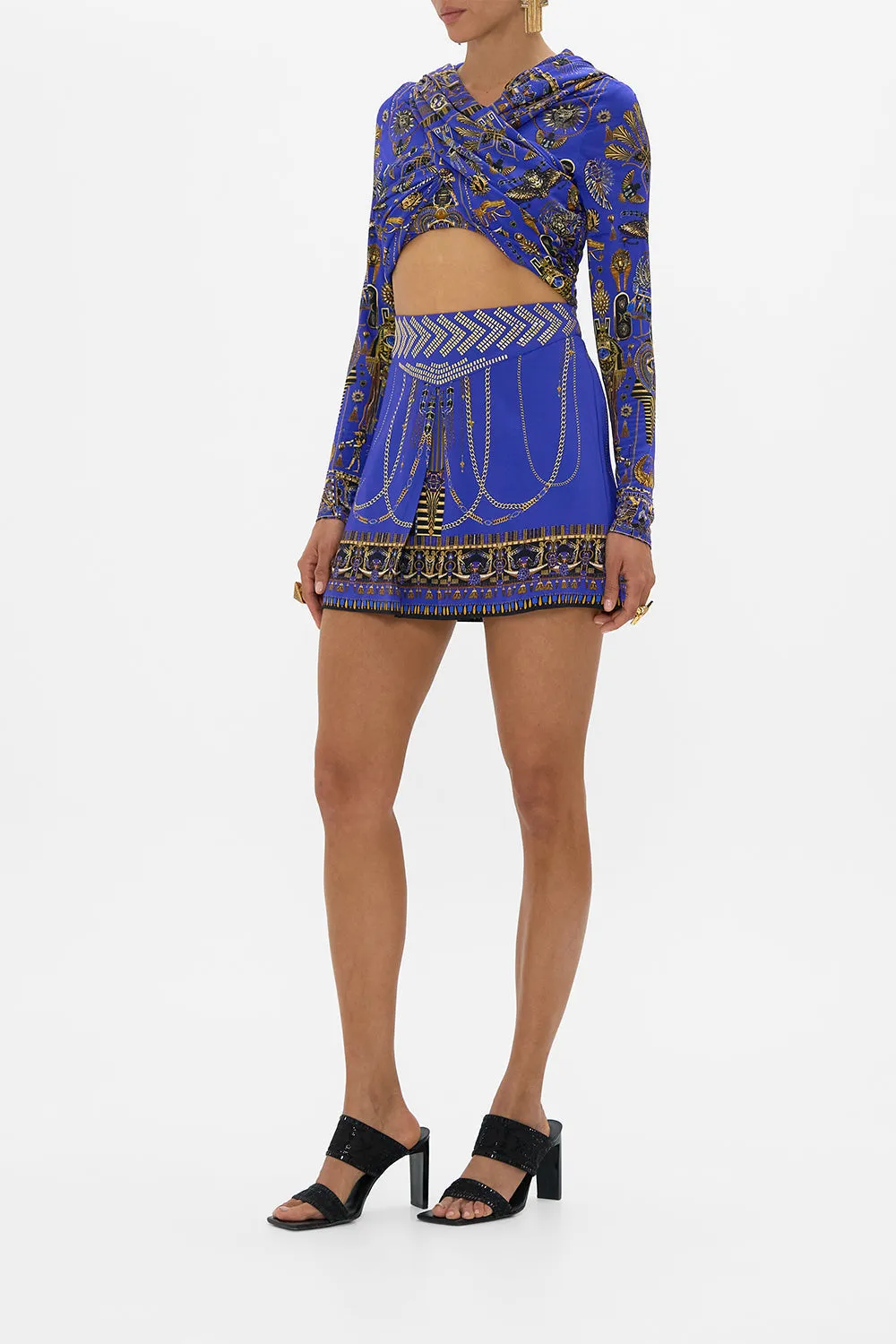 SHAPED WAISTBAND MINI SKIRT MY FAIR PHARAOH sold by Camilla product image thumbnail 4