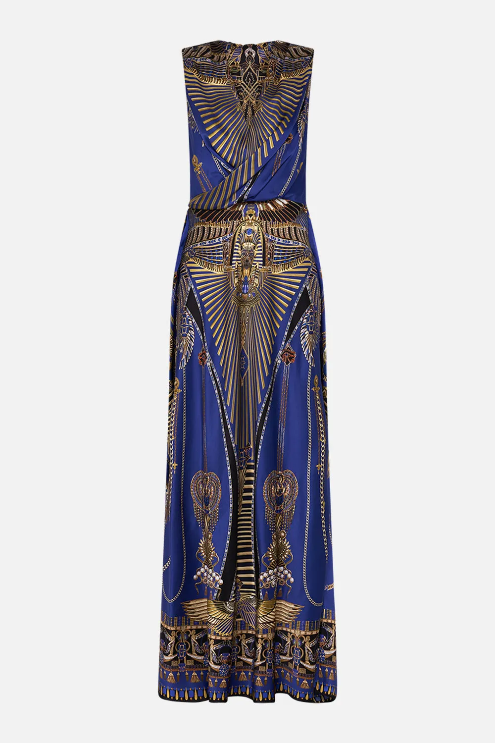 SLEEVELESS DRAPED T BACK LONG DRESS MY FAIR PHARAOH sold by Camilla product image thumbnail 3