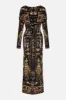 TWIST FRONT JERSEY HOODED DRESS CARTOUCHE KINGDOM sold by Camilla