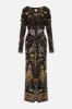 TWIST FRONT JERSEY HOODED DRESS CARTOUCHE KINGDOM sold by Camilla