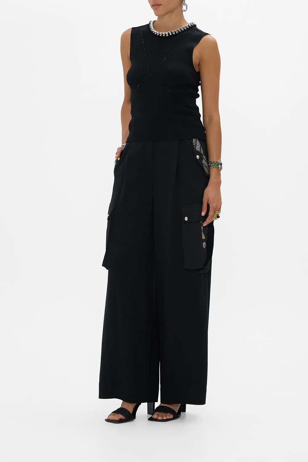 SLEEVELESS KNIT TANK TOP CARTOUCHE KINGDOM sold by Camilla product image thumbnail 4