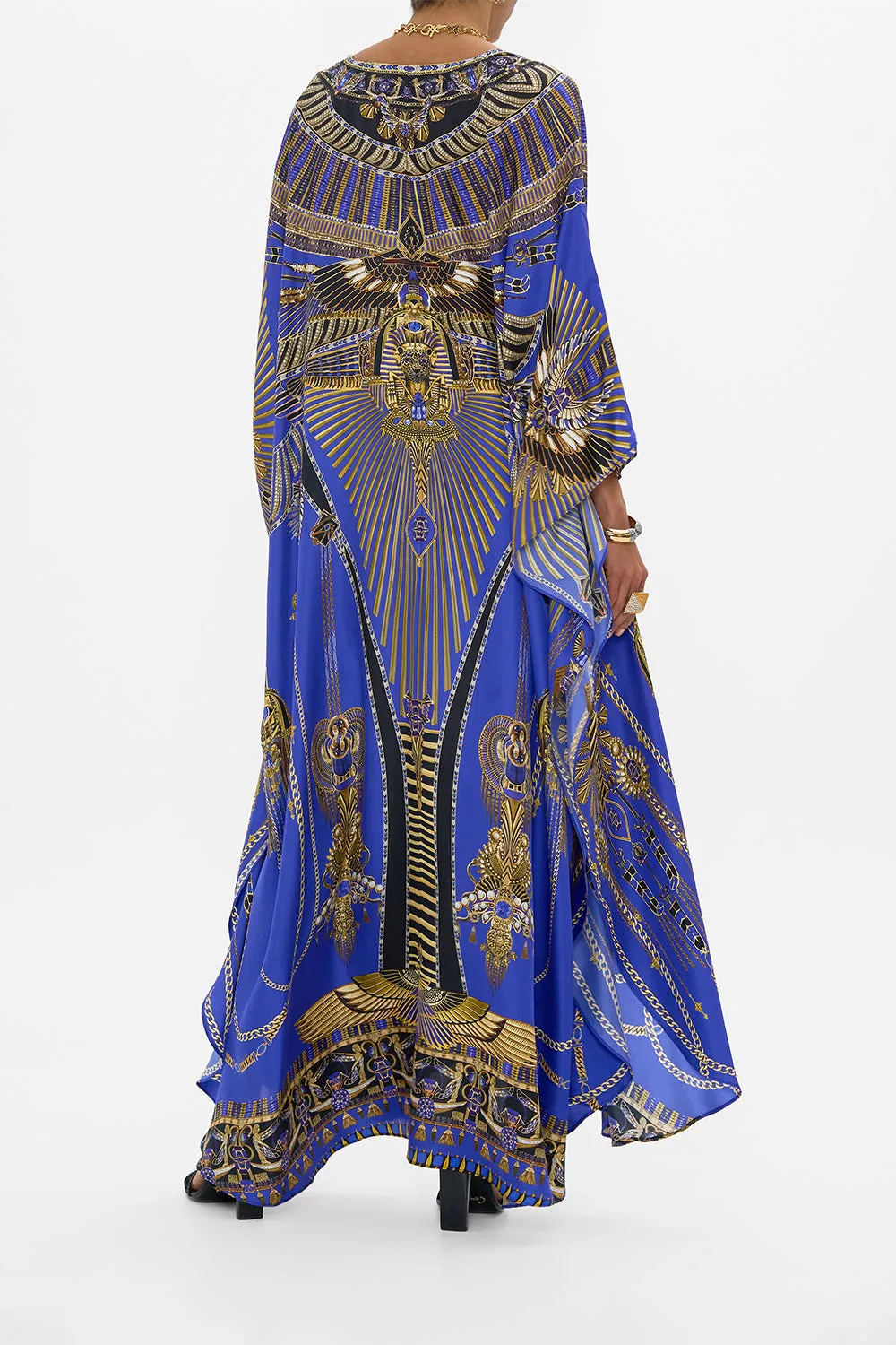 V NECK KAFTAN WITH FRONT WELT POCKETS MY FAIR PHARAOH sold by Camilla product image thumbnail 2