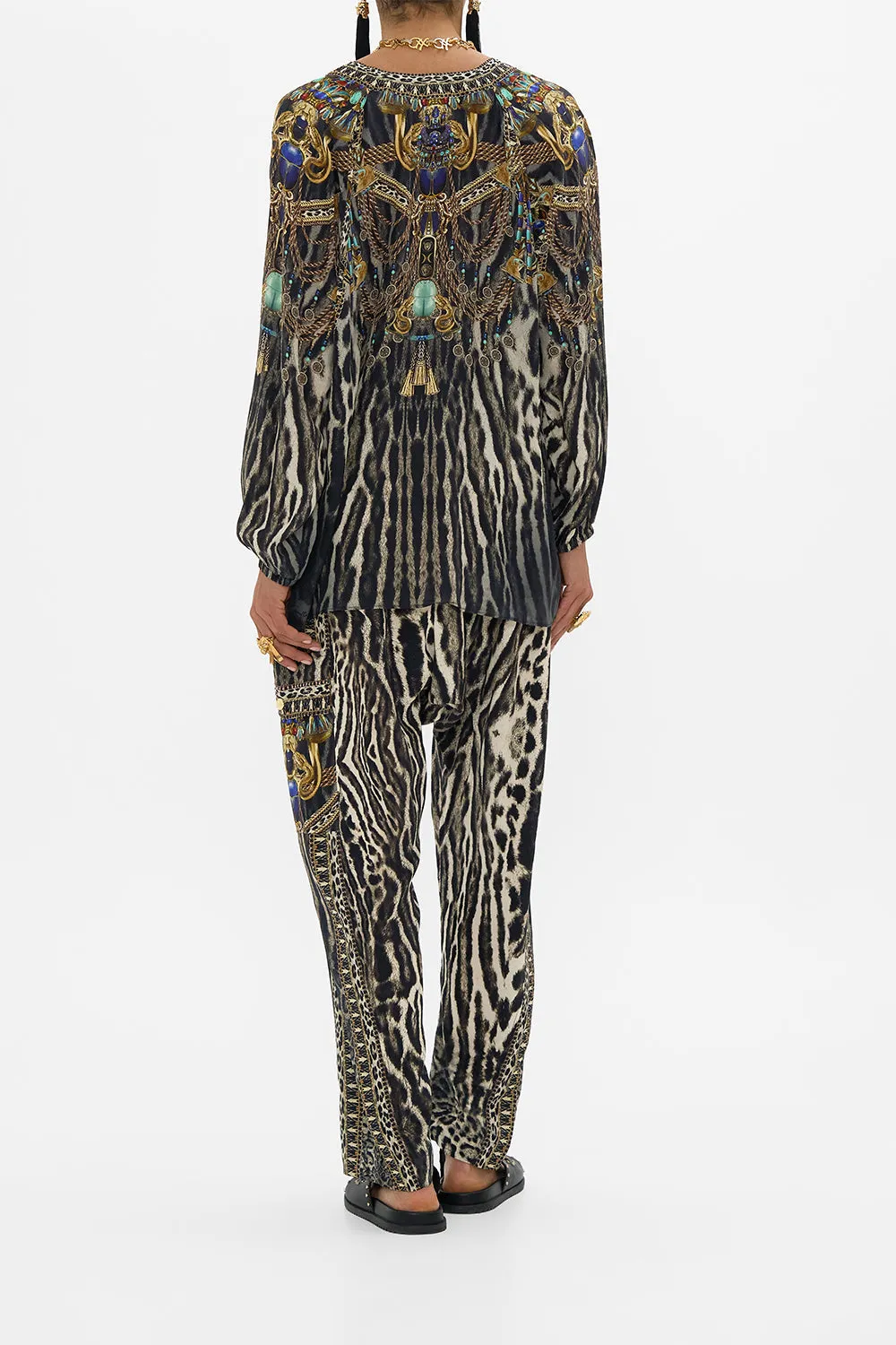 LACE UP BLOUSE CAT WORSHIP sold by Camilla product image thumbnail 2